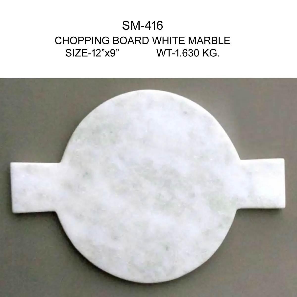 CHOPPING BOARD WHITE MARBLE